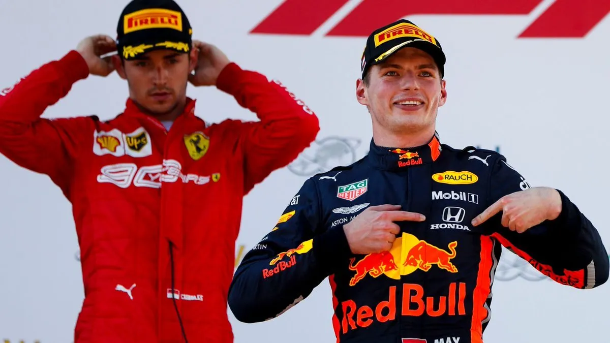 verstappen leclerc austria 2019