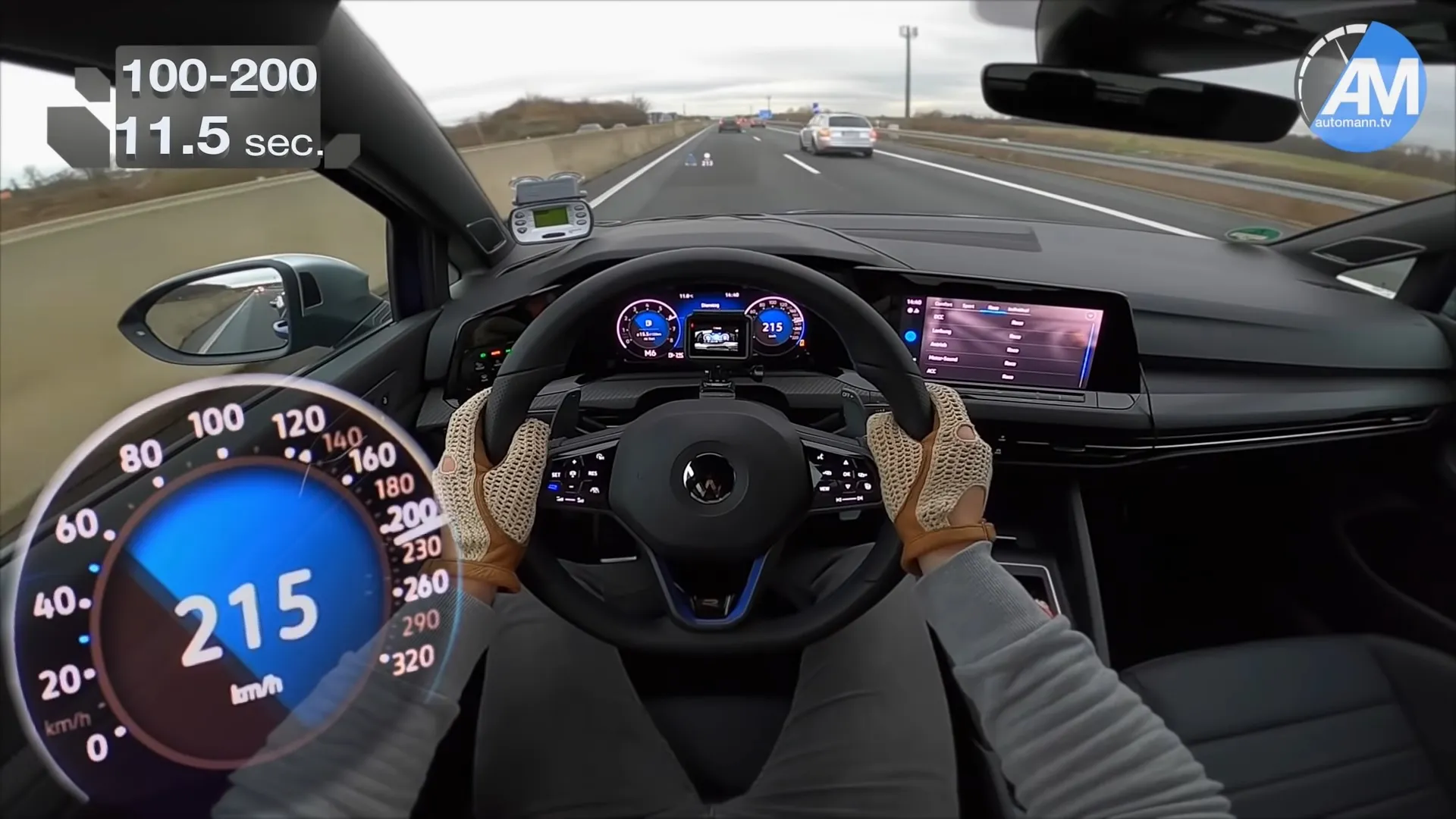 volkswagen golf r 2021 video