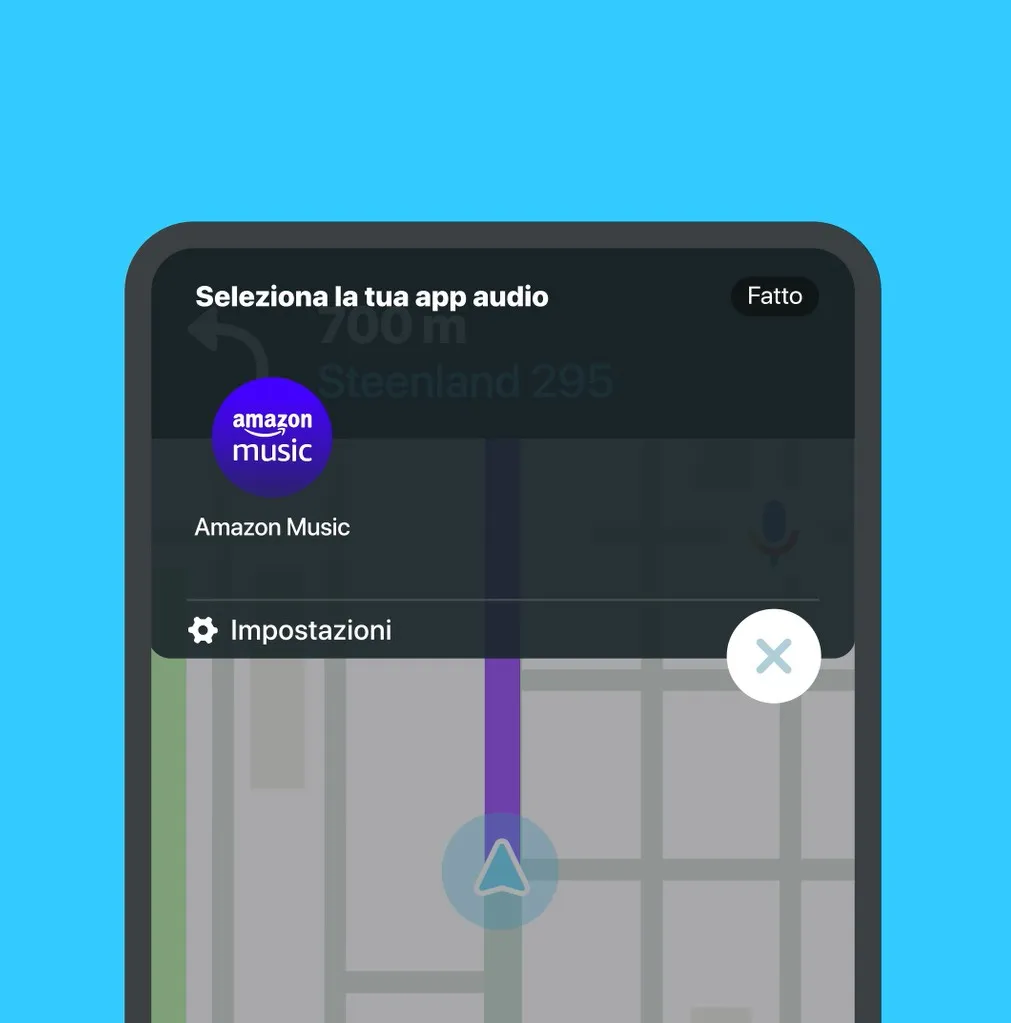 waze e amazon music