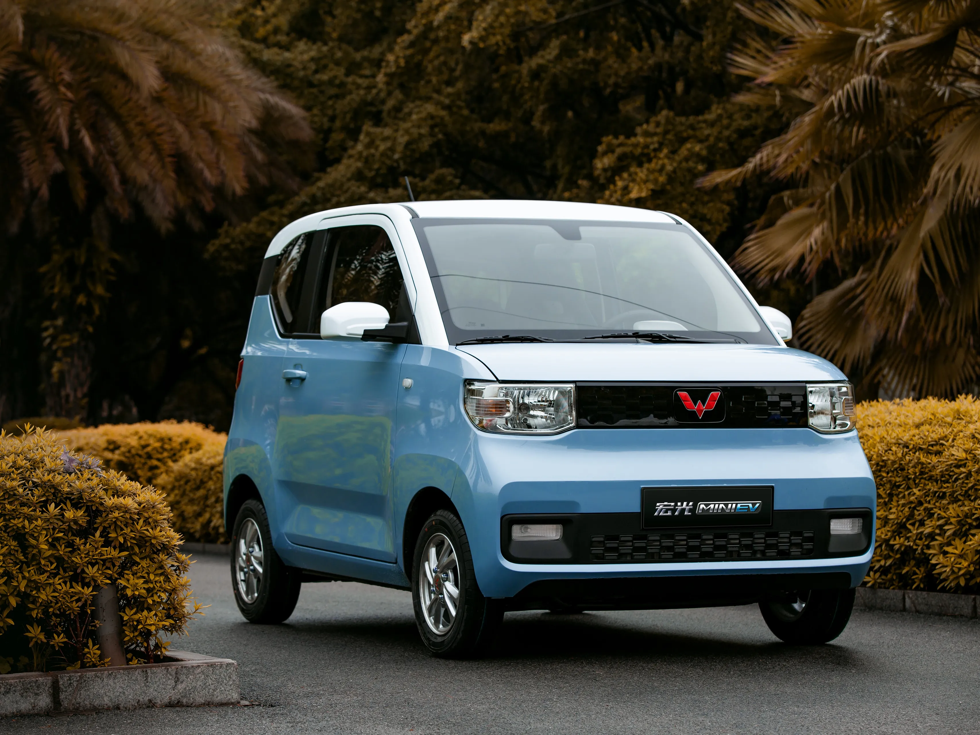wuling hongguang mini ev frontale