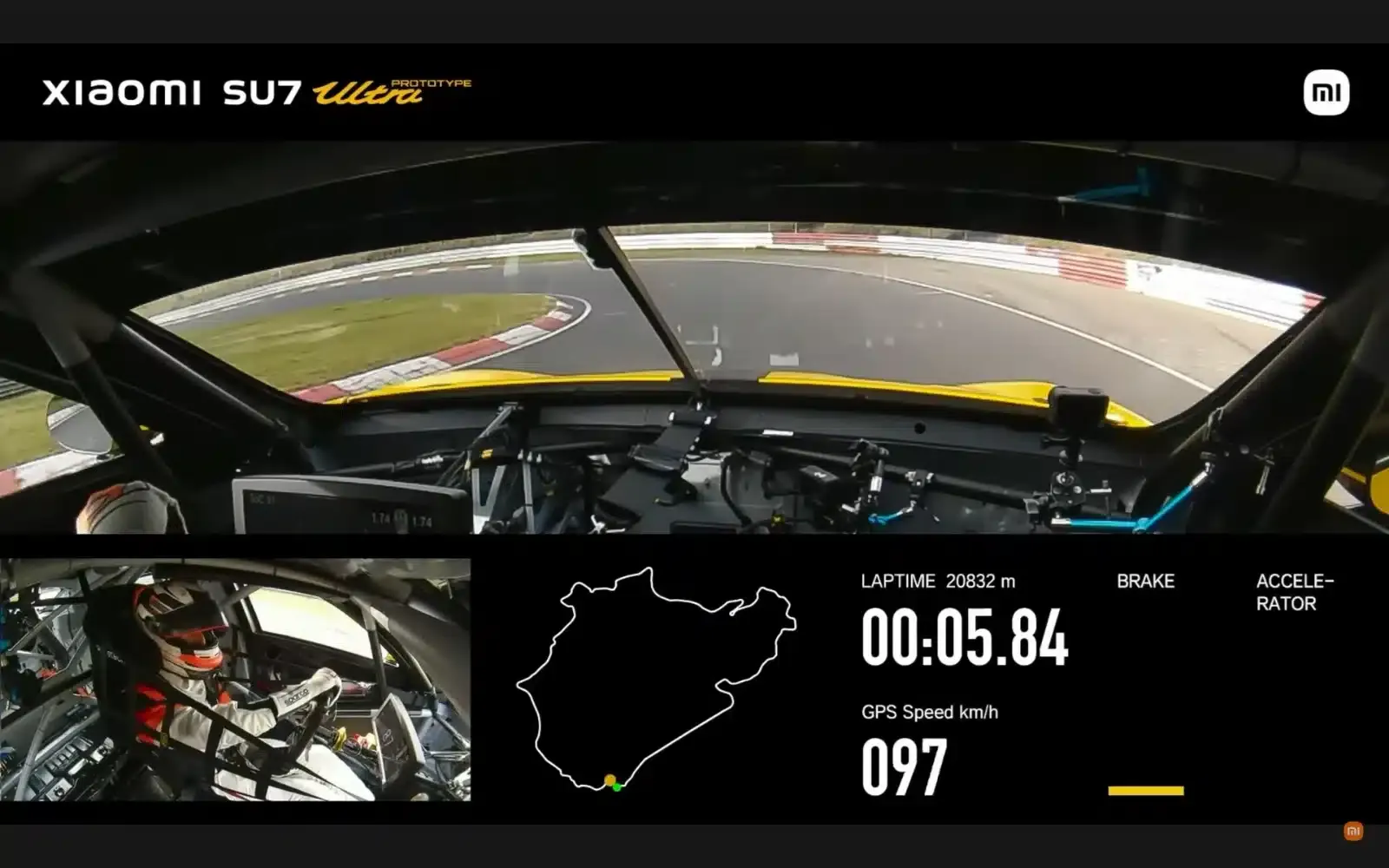 xiaomi su7 record nurburgring