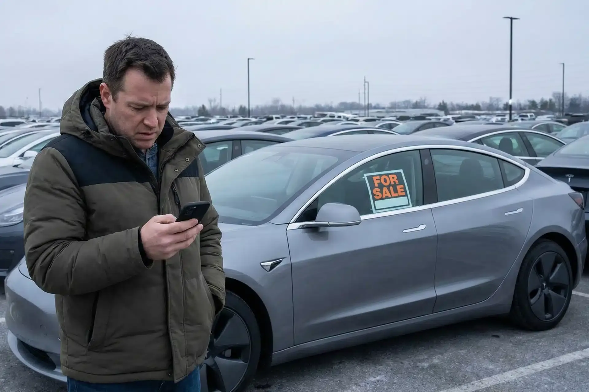 auto elettrica svalutata