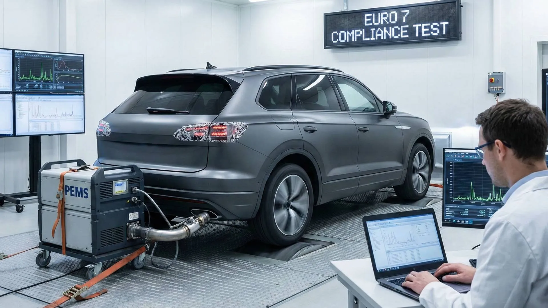 Test delle auto euro 7