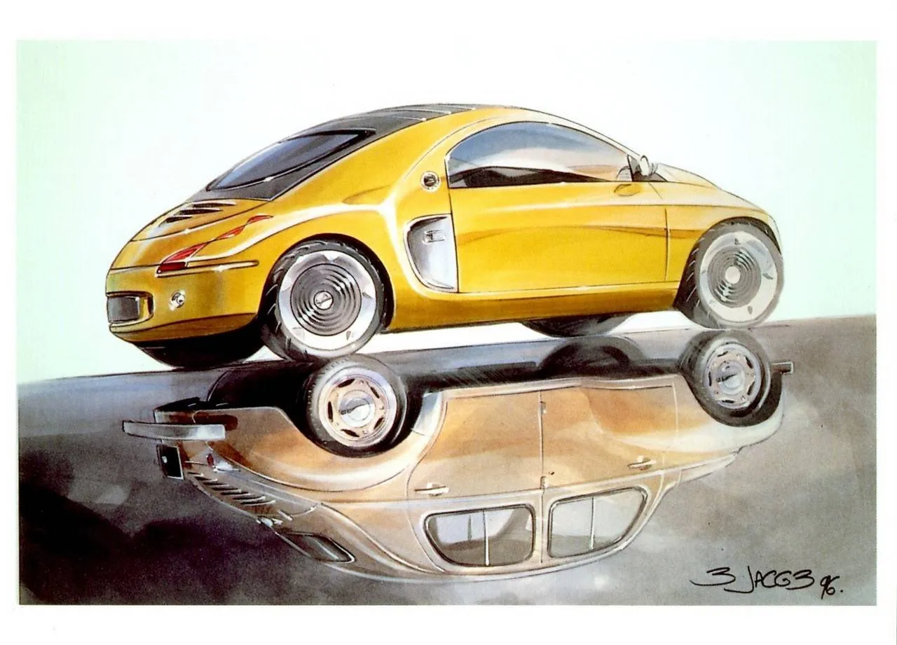 1.Renault Fiftie Concept sketch (immagine di copertina)