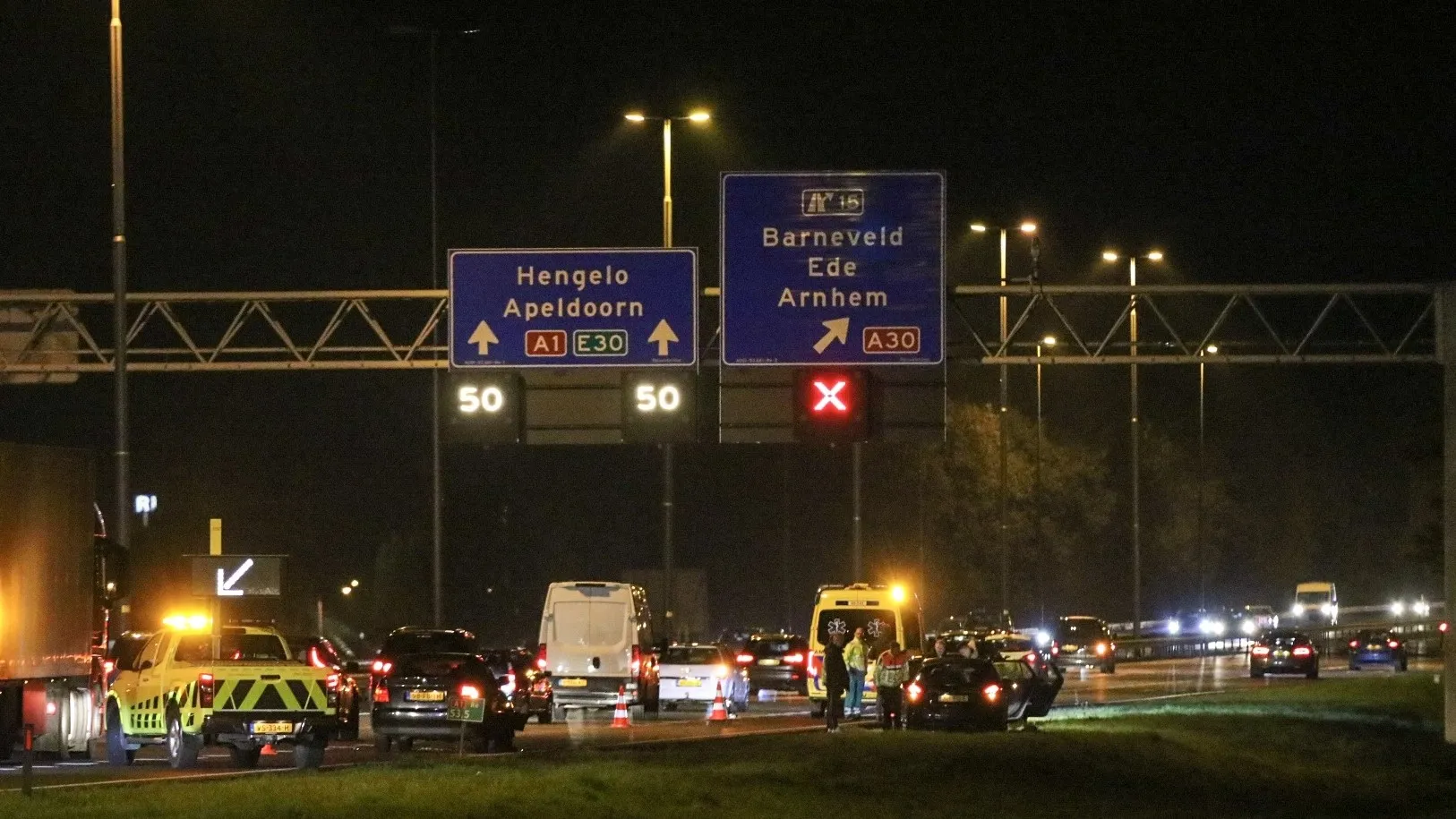 a1 bij afrit ede