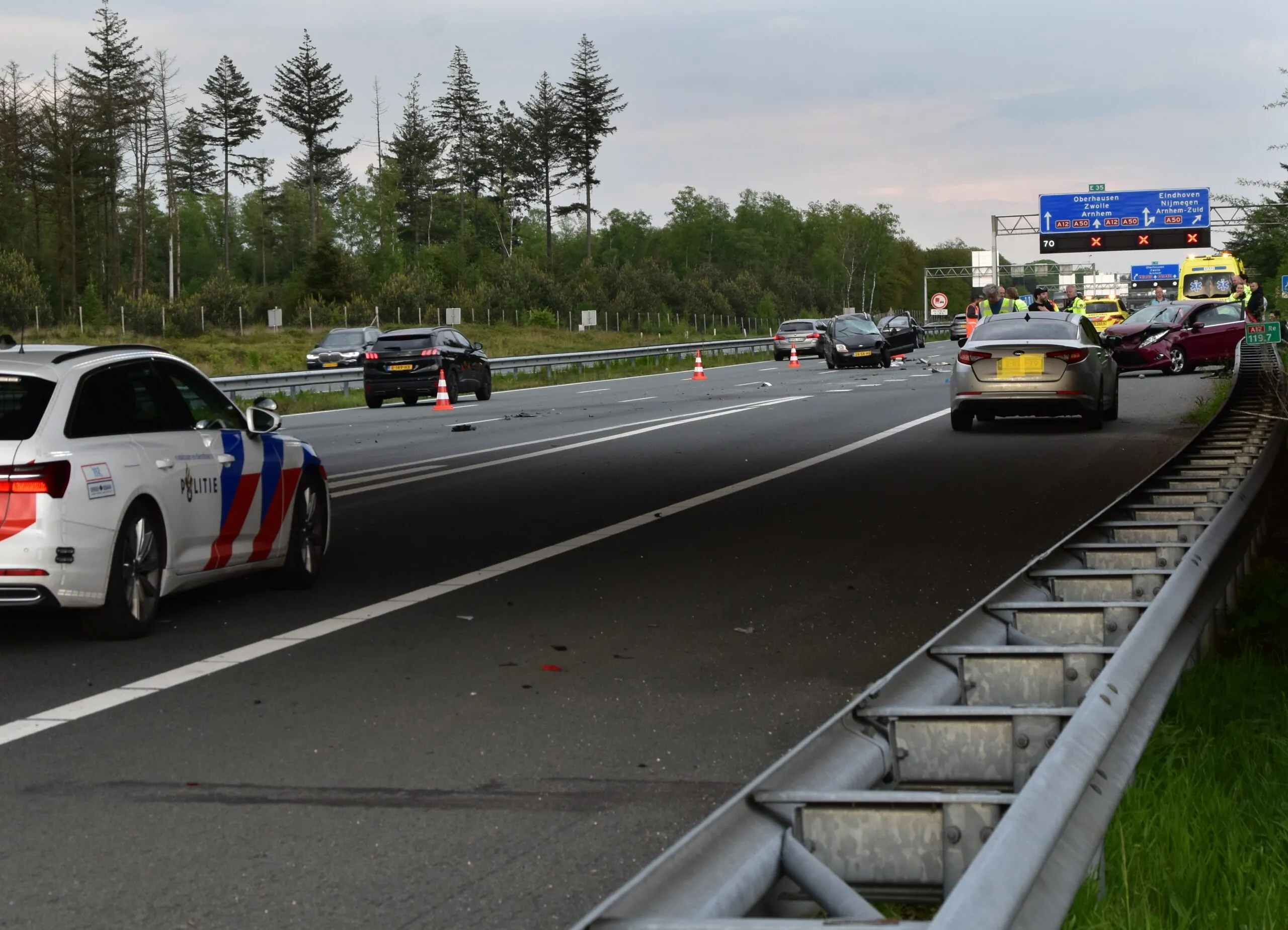 aanrijding a12 gewonden scaled