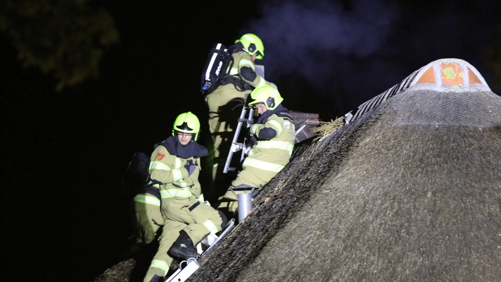 brand in rietkap lunteren