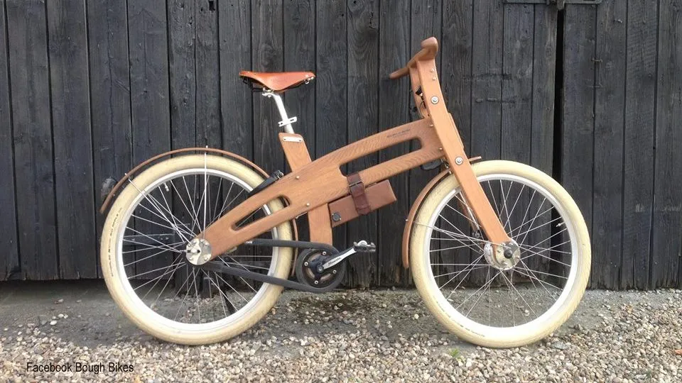 houten fiets