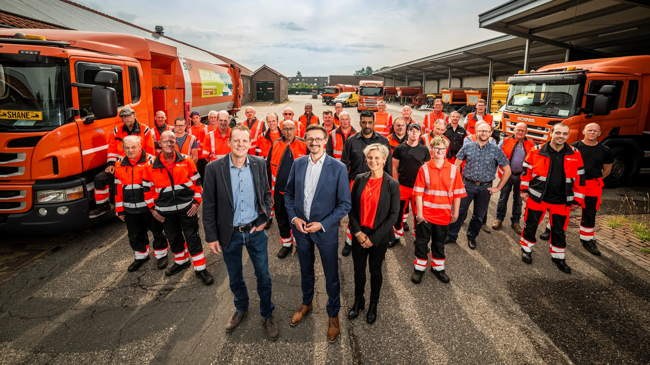 illustratie bij nieuwe bedrijfskleding bor