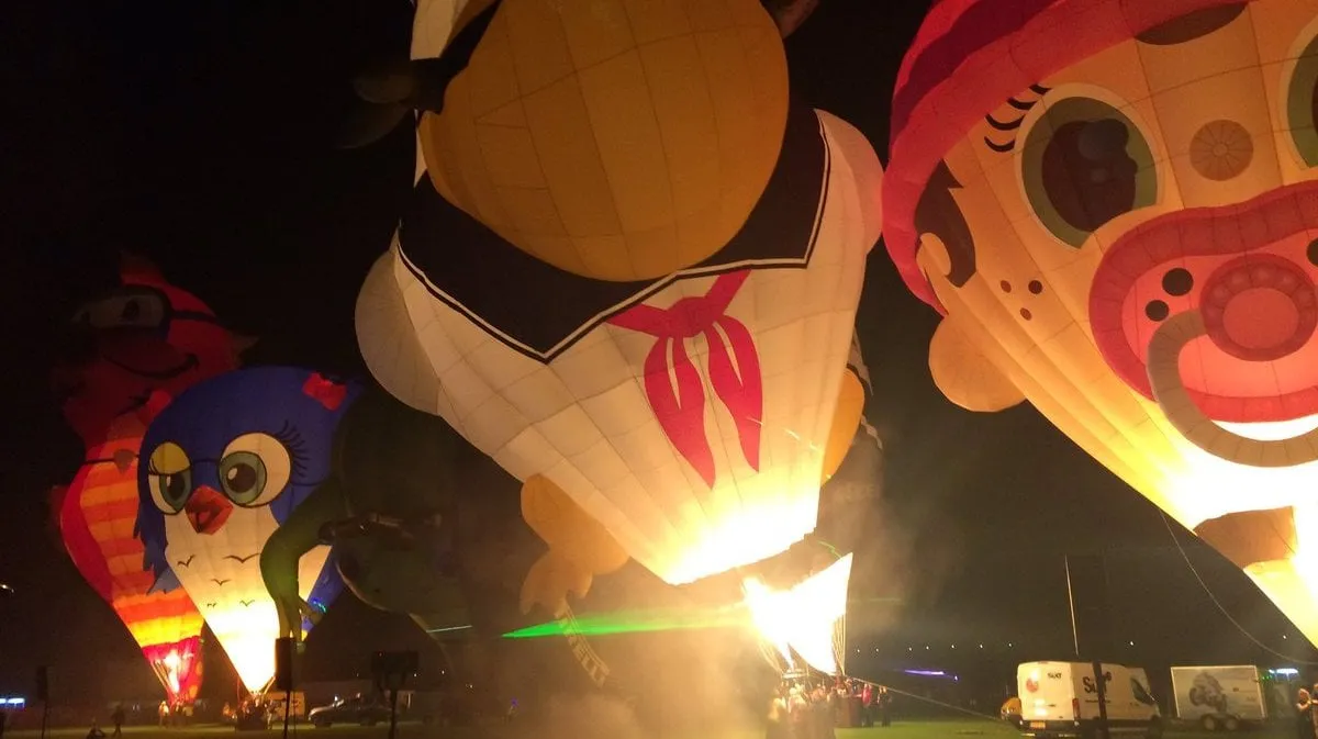 nightglow ballon twitter