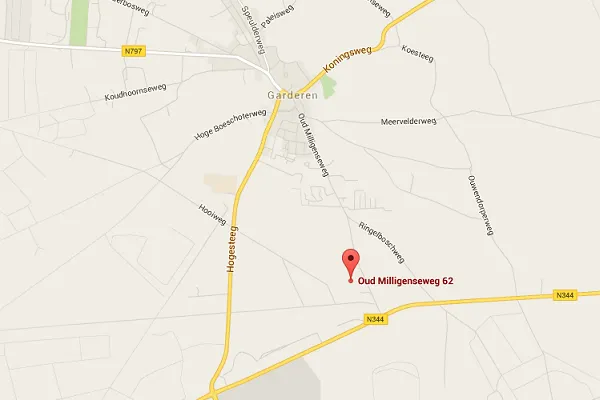 oud miligenseweg garderen hotel de veluwe kaartje goog