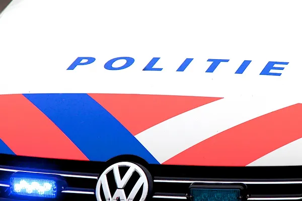 politie motorkap close