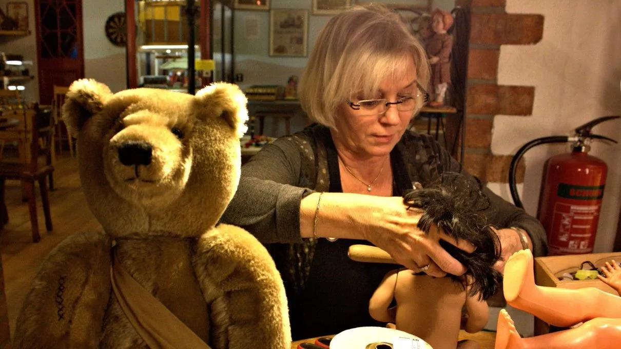 popendokter aan het werk