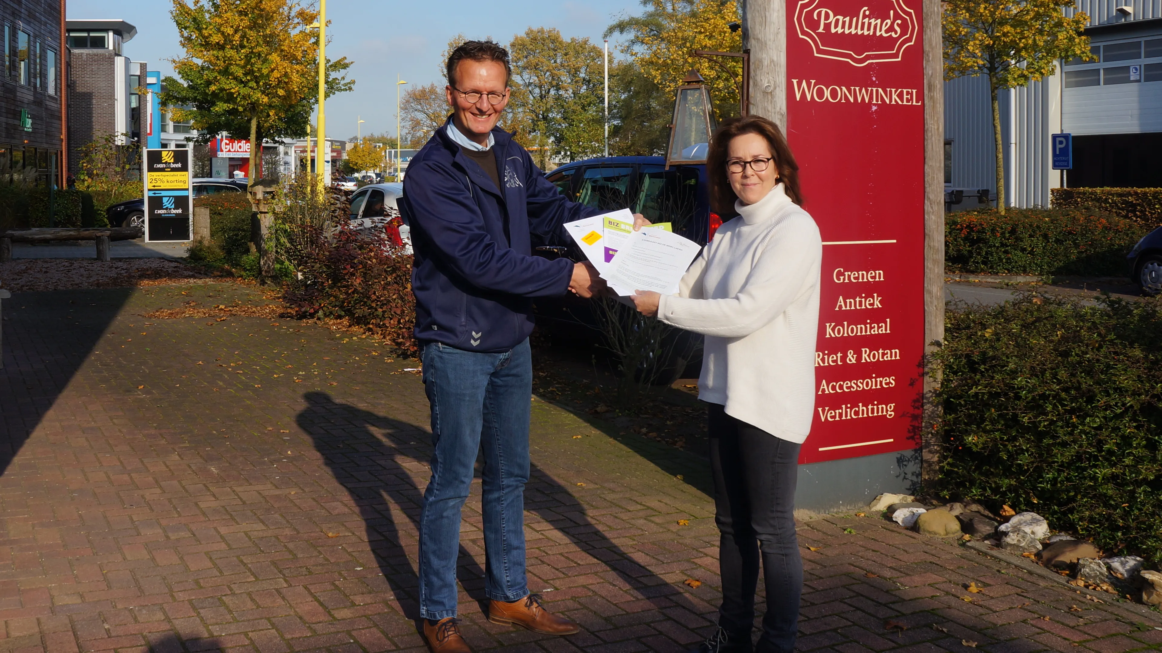 uitreiking stemkaart biz de briellaerd barneveld
