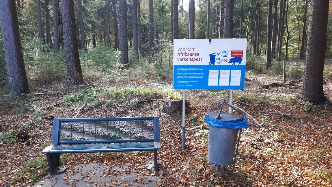 waarschuwingsborden afrikaanse varkenspest