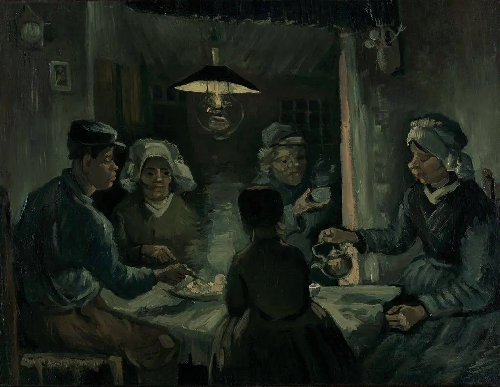 Medium-KM 109.982 Vincent van Gogh, De aardappeleters, april - mei 1885 - The Potato Eaters, April-May 1885