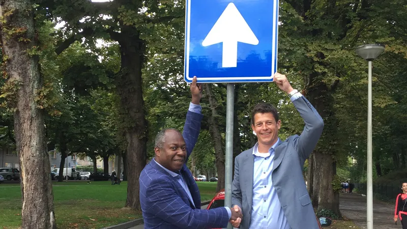 biobased verkeersbord