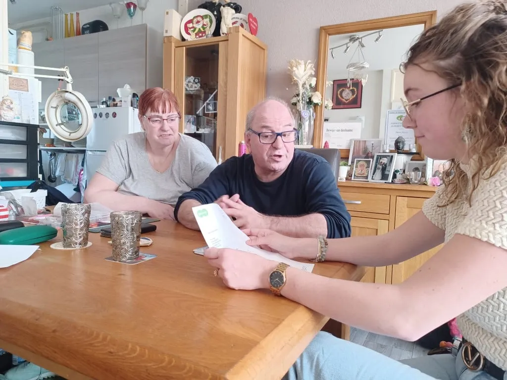 echtpaar ontvangt ambulante ondersteuning middel