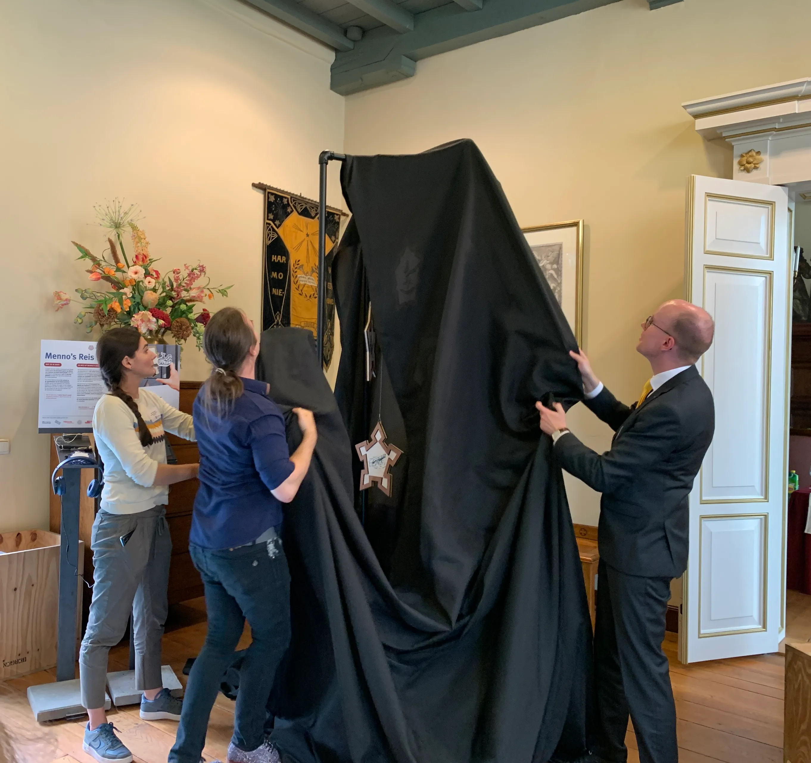 onthulling kunstwerk mennos reis alliantie zuiderwaterlinie