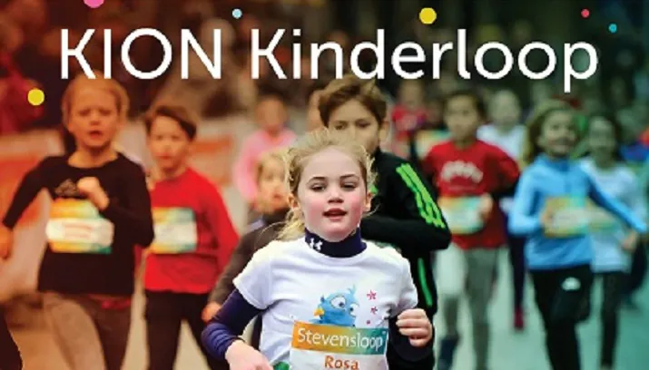 1e startschot van de kion kinderloop