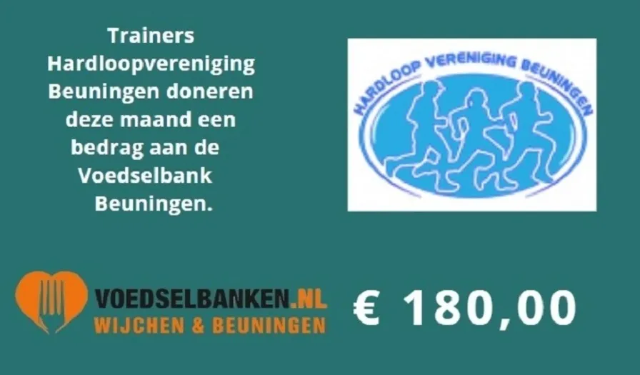 donatie aan de voedselbank beuningen