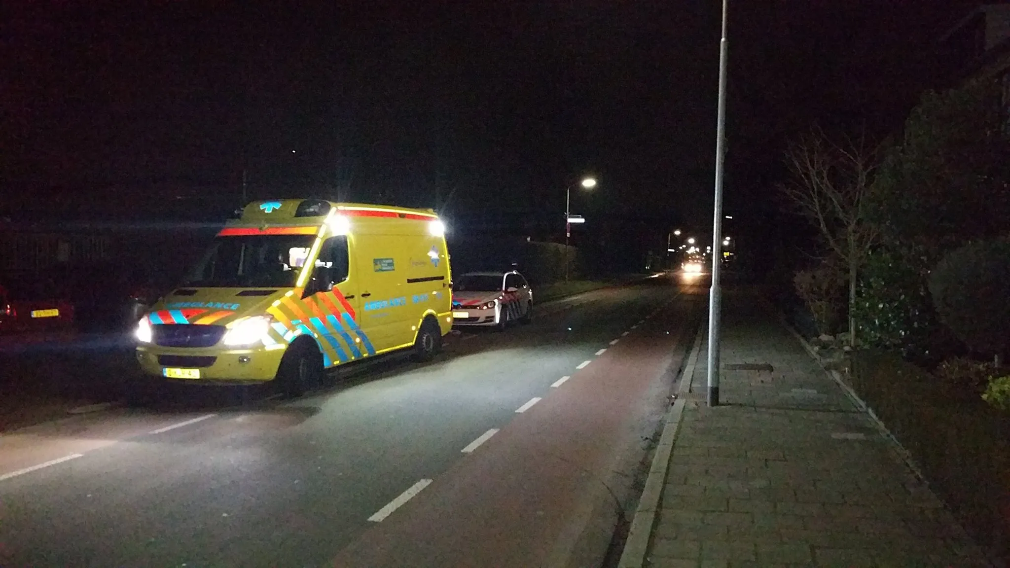 eenzijdig ongeval op de burgemeester geradtslaan