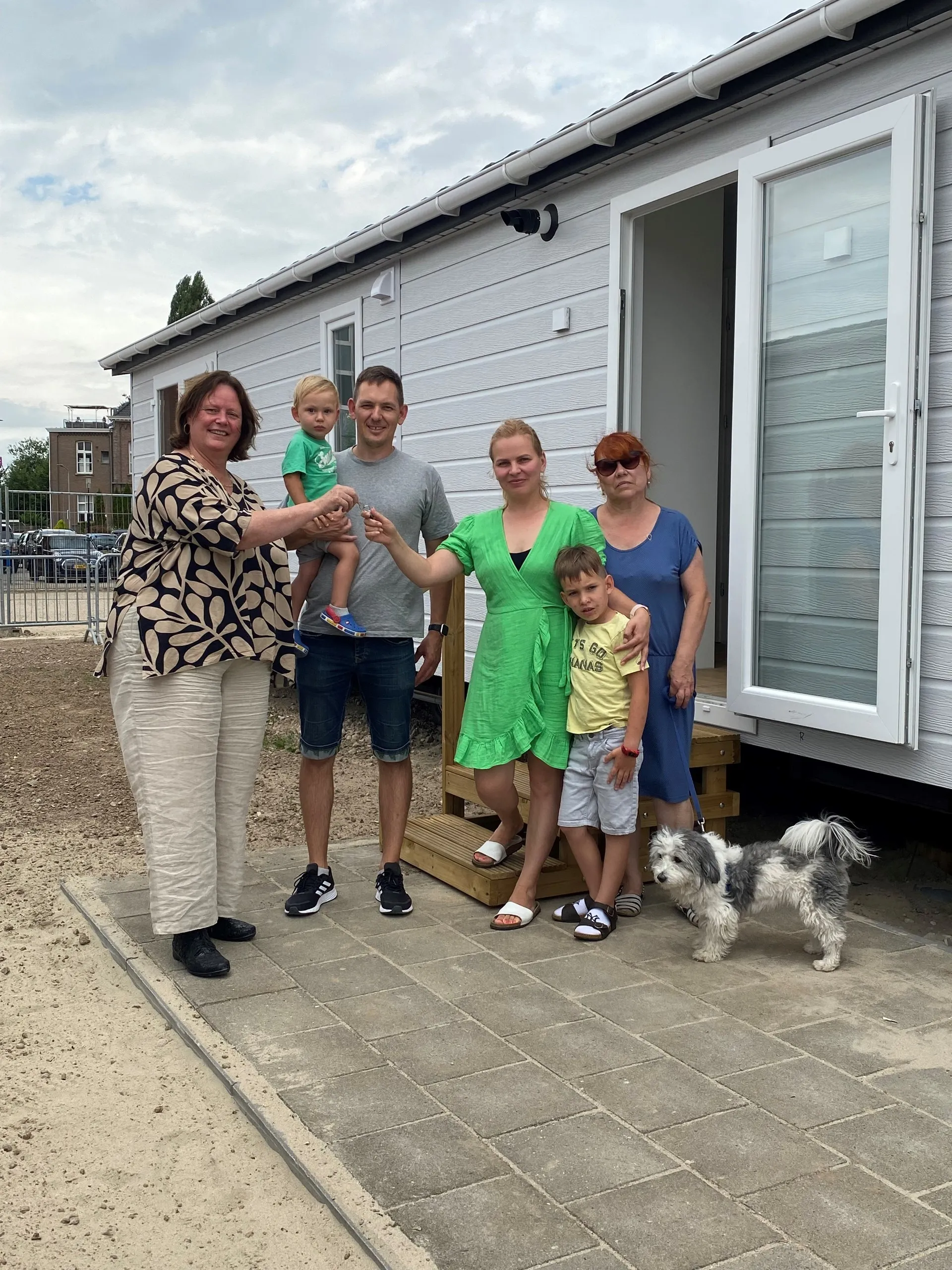 eerste bewoners noodopvang asdonck