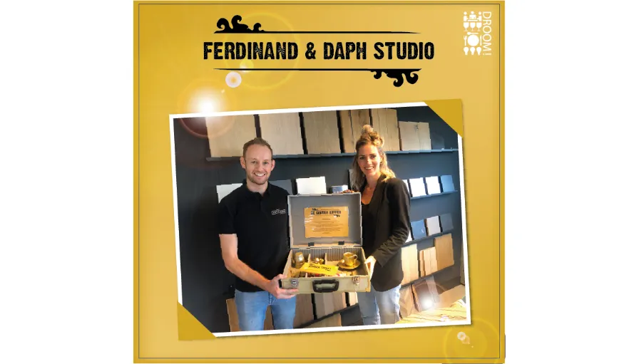 gouden koffer ferdinand en daph studio