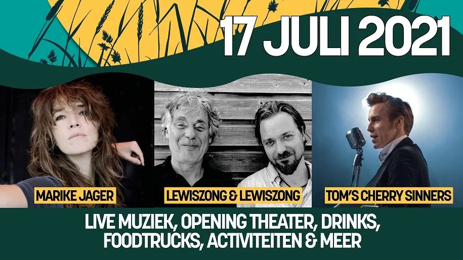 groene heuvels zomerfeest banner 2