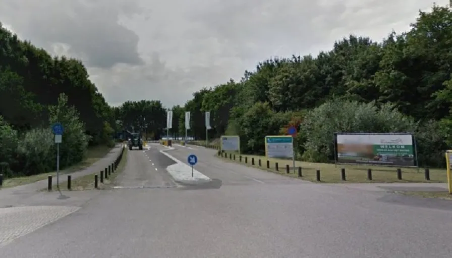 ingang groene heuvels