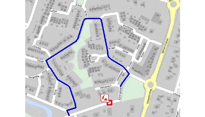 koningstraat thv nummer 1 afgesloten