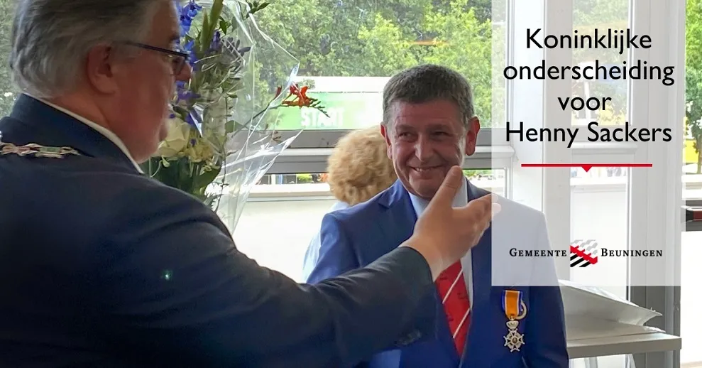 koninklijke onderscheiding voor henny sackers