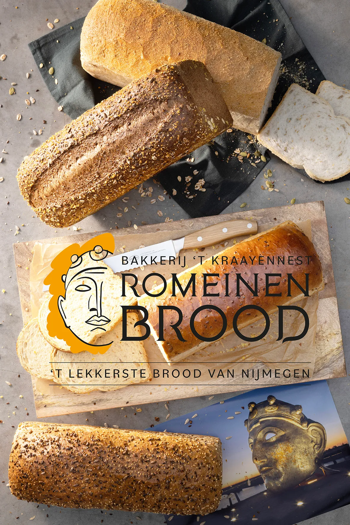 kraayennest romeinenbrood persfoto