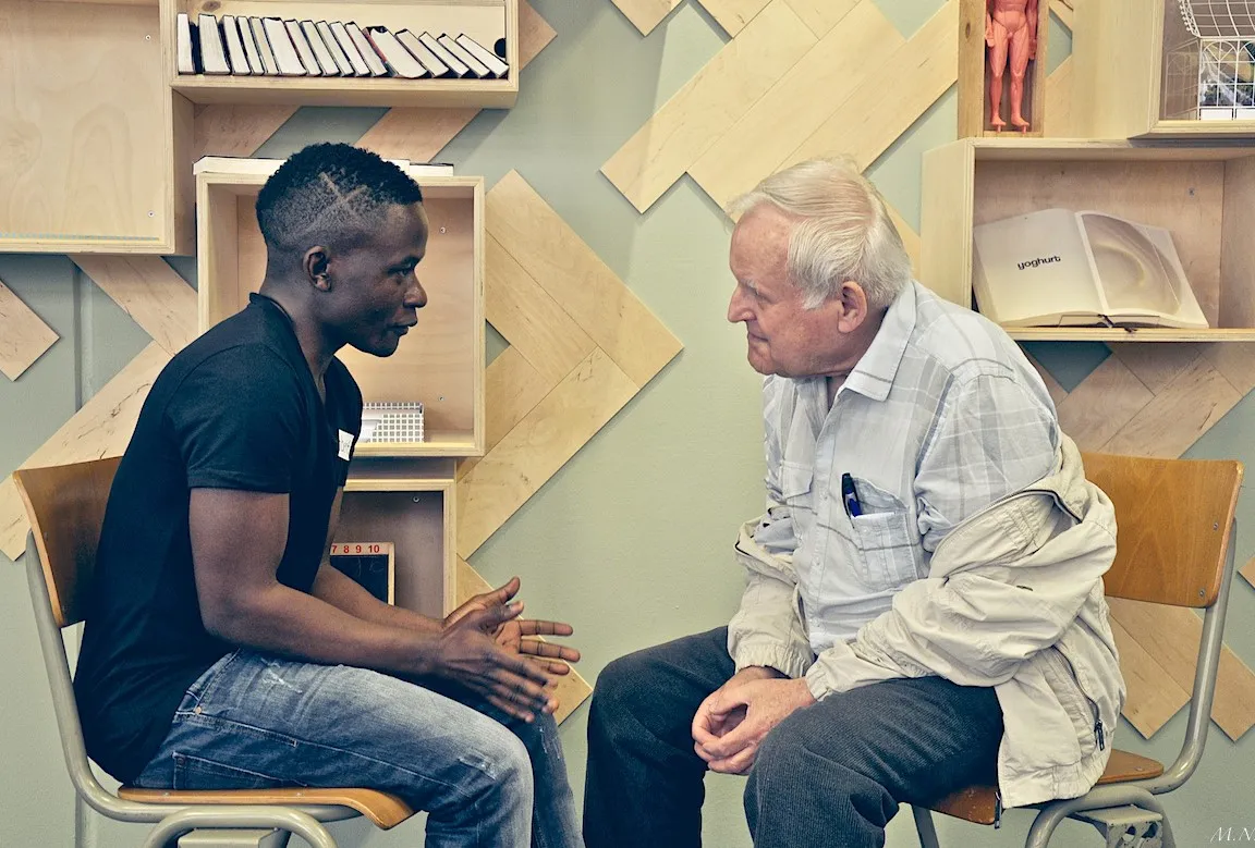 living library in gesprek met levende boeken