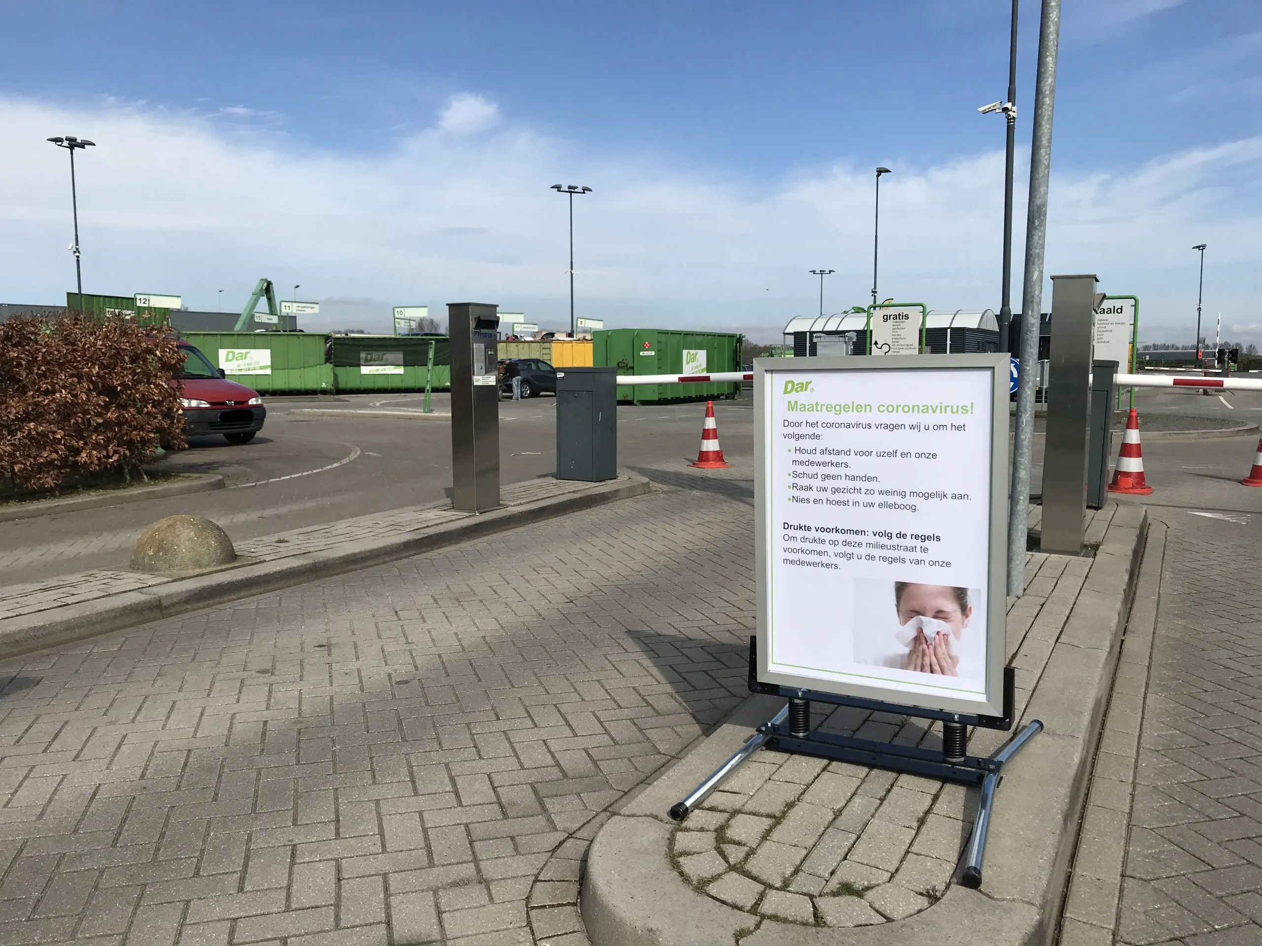 milieustraat bijsterhuizen zonder nummerbord