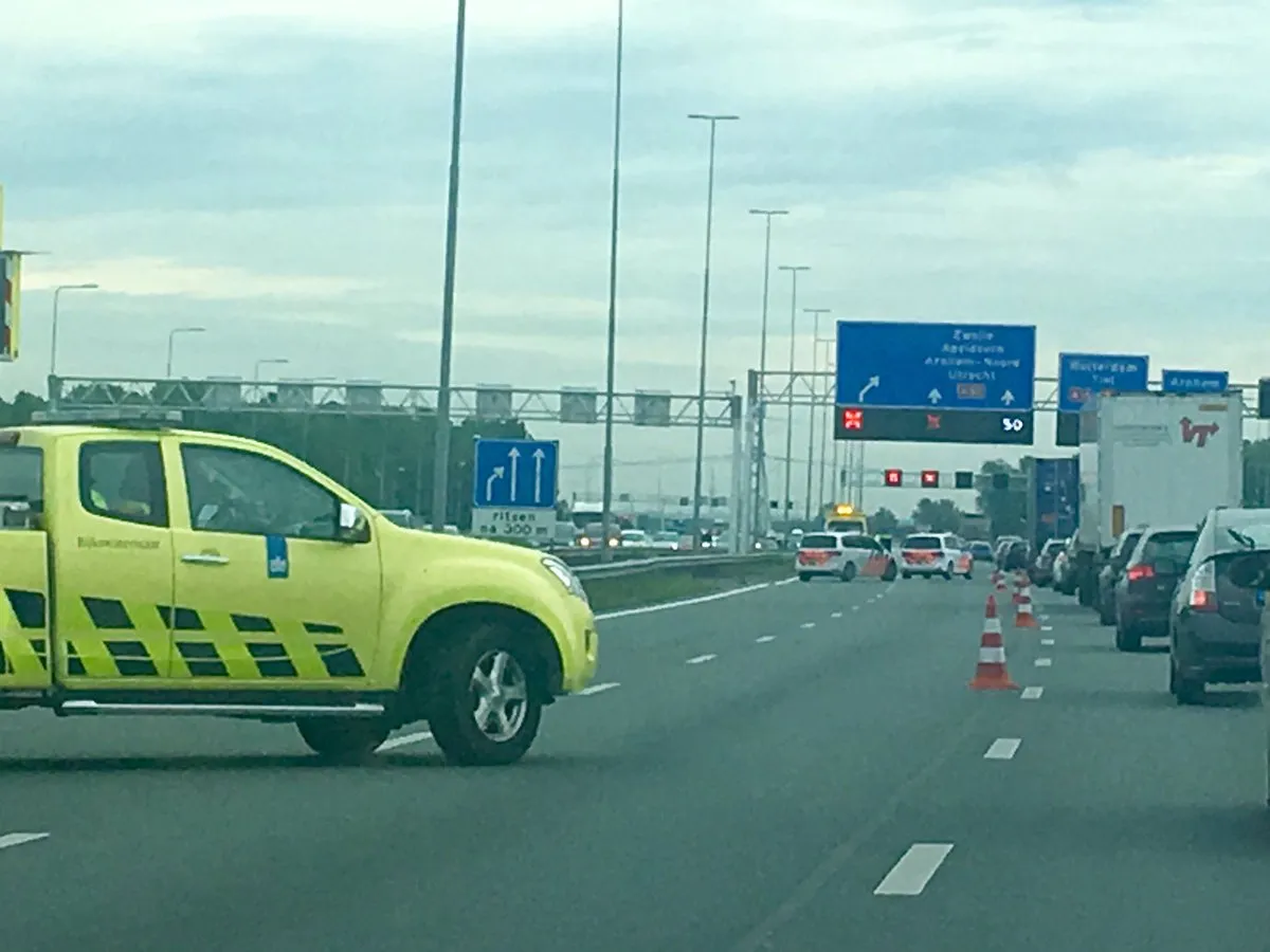 ongeval 3 autos a50