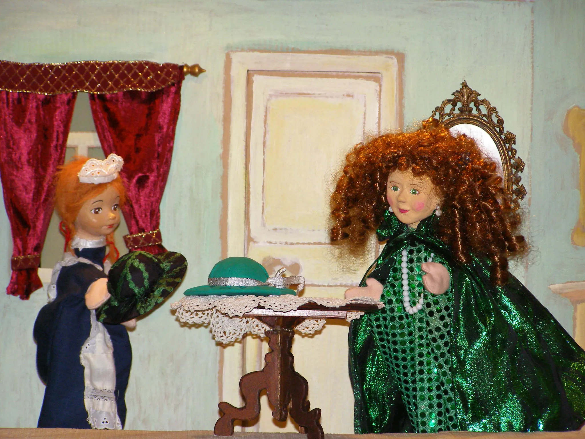 prinses en kamermeisje