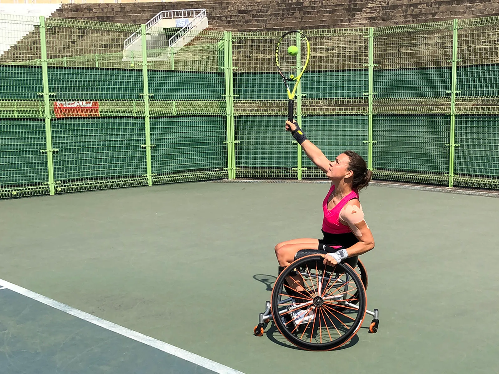 rolstoeltennisster marjolein buis heeft in zuid korea de finale van de daegu open bereikt