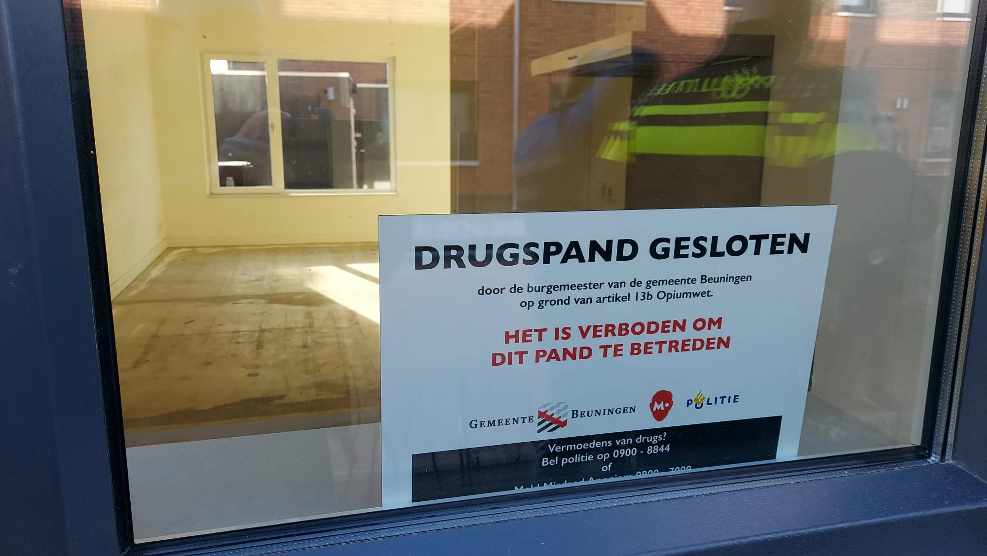 sluiting drugswoning 2