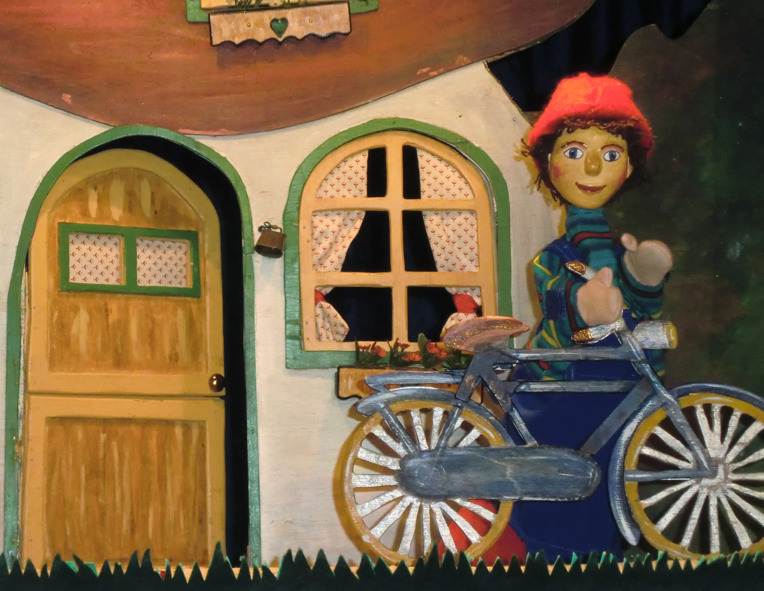 ting bij paddestoel klein