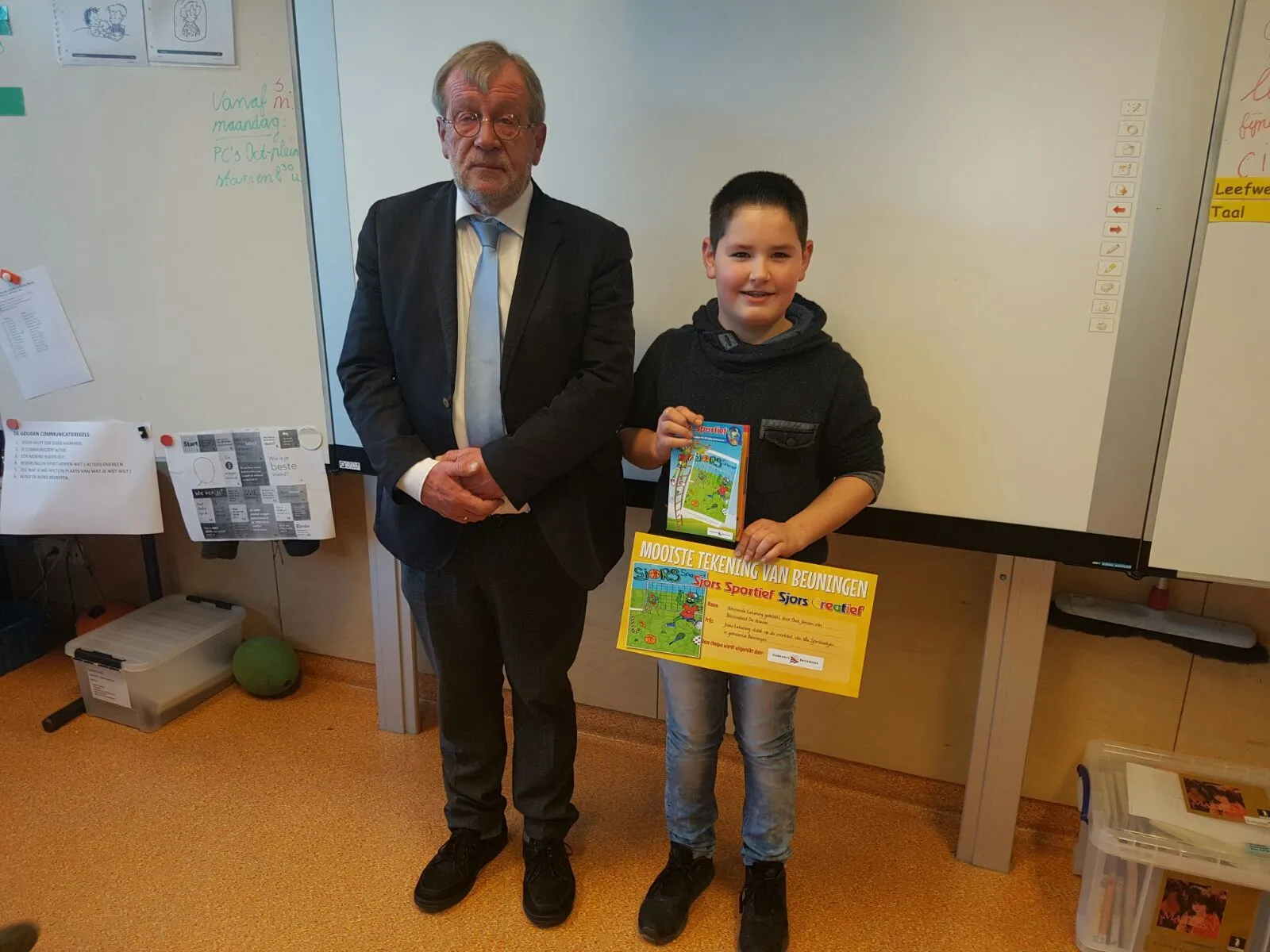 uitreiking sjors sportief en sjors creatief