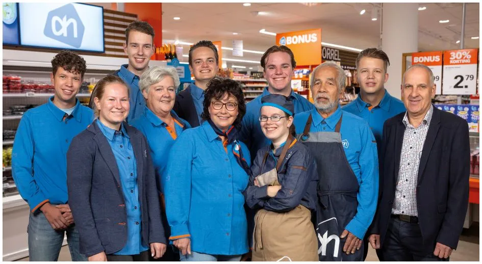 winkelteam albert heijn jan linders ewijk foto albert heijn andries van der ree