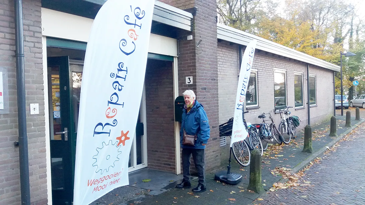 entree vlaggen repair cafe