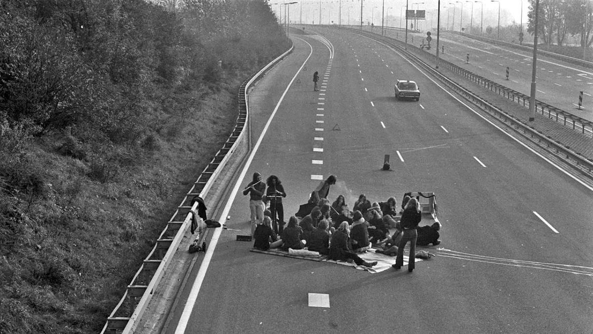 flickr nationaal archief autoloze zondag