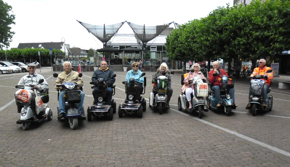 foto scootmobieltocht 27 juli 2017