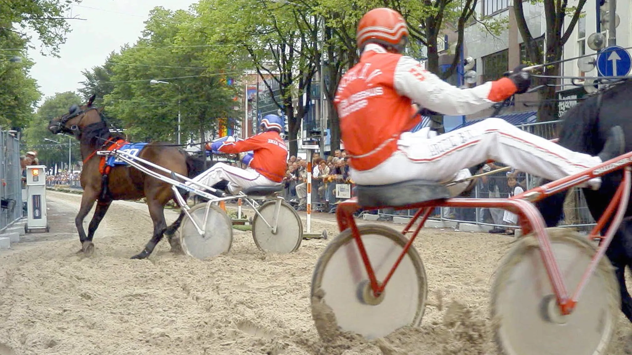 harddraverij op straat