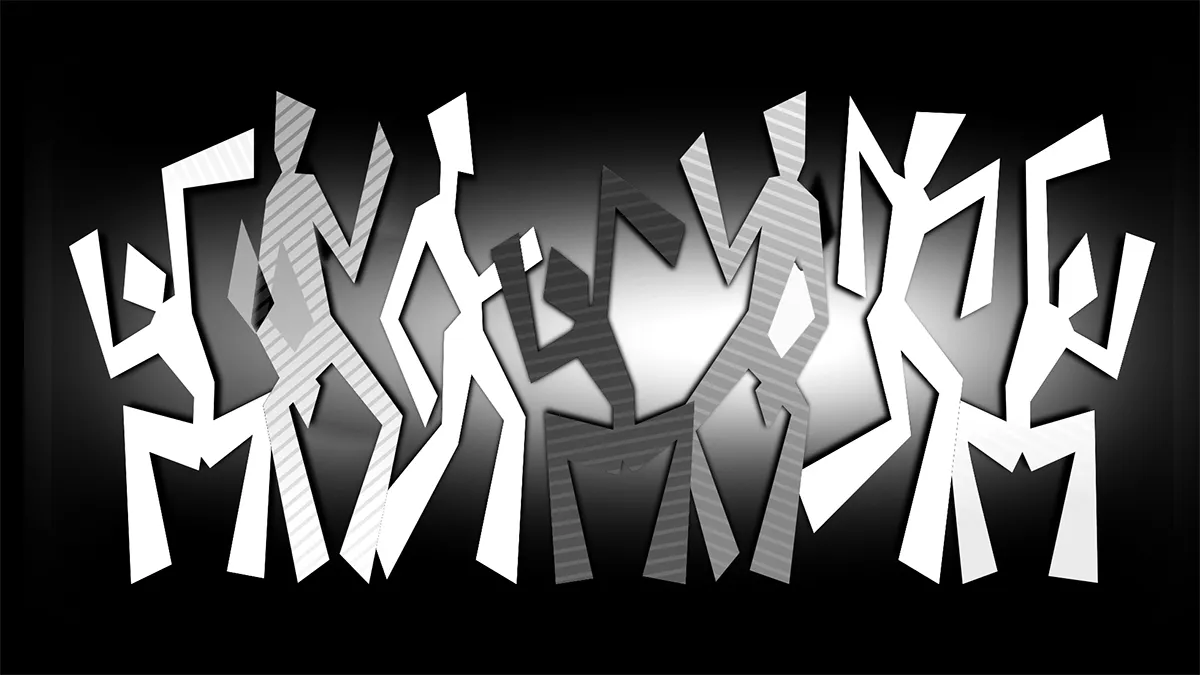 kinderdisco black and white pixabay