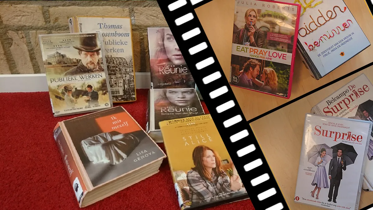 movie filmstrip verfilmde boeken banner