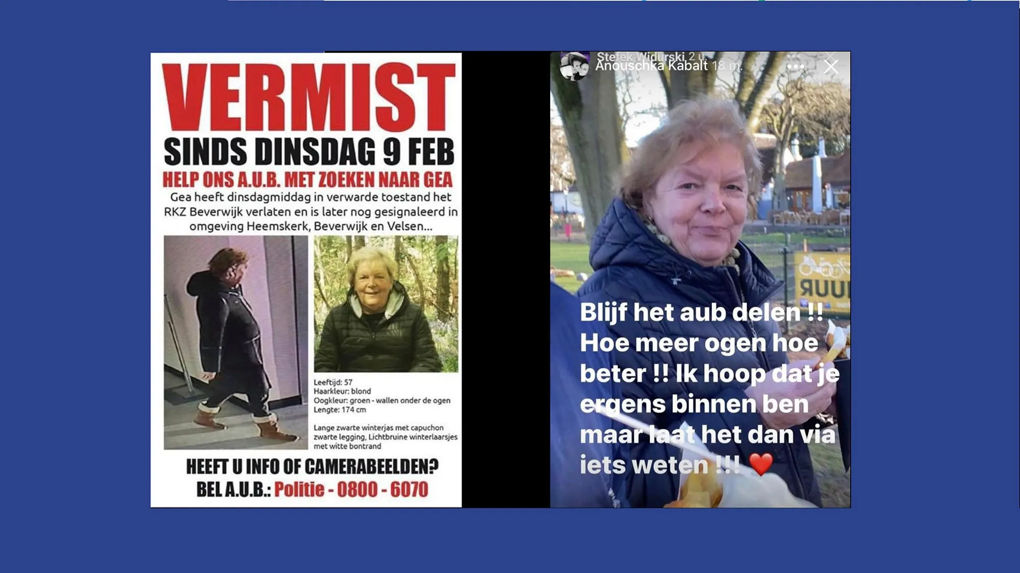 oproep via fb