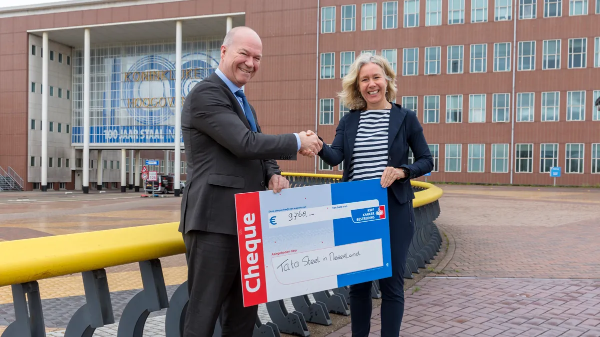 overhandiging cheque kwf 6388